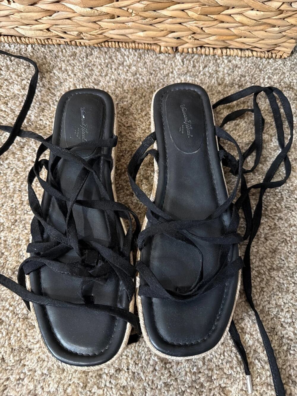 3 for $9 Universal thread strap,espadrille sandals EUC 11 474